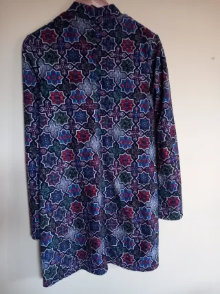 Vestido estampado geométrico