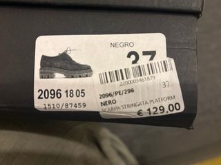 Zapatos Alpe negros plataforma