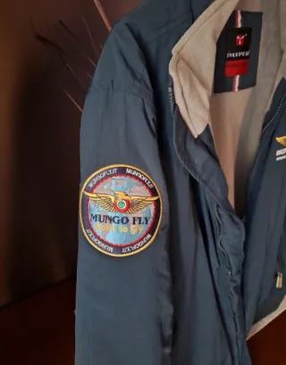 Giubbotto uomo PAYPER blu/grigio