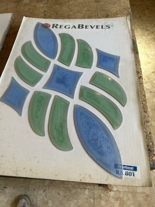 Vidrios biselados para vidrieras