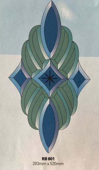 Vidrios biselados para vidrieras