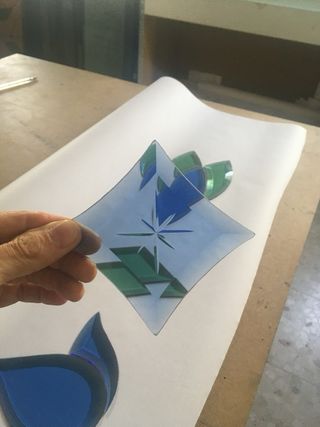 Vidrios biselados para vidrieras