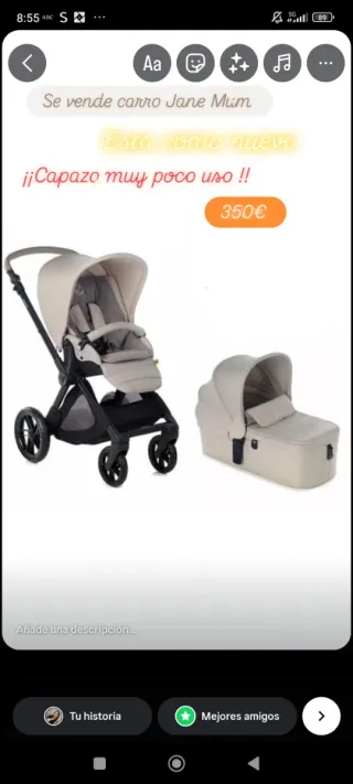 Carrito Jane Mum como nuevo