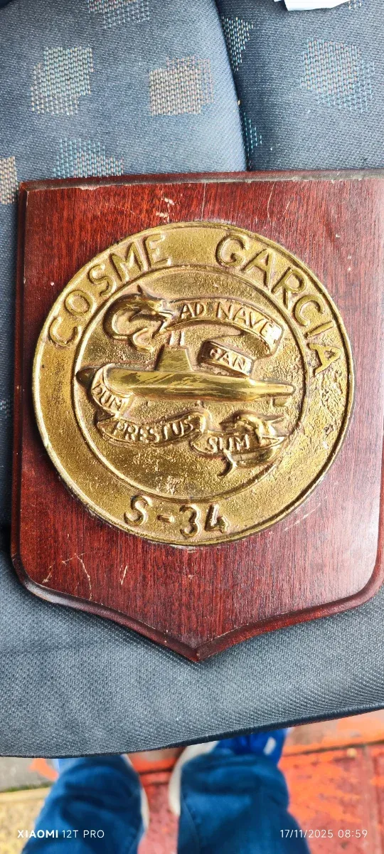 Metopa Submarino Cosme García S-34