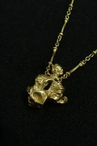 Collar Salvador Dalí Macizo Oro 18k