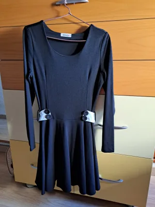 Vestido negro Kling talla S