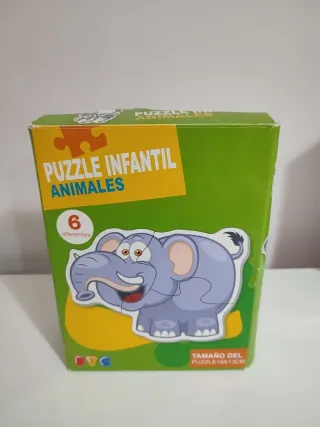 Lote 4 Puzzles Infantiles: Granja, Vaca, Peppa Pig