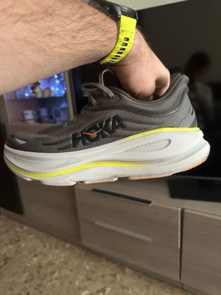 Hoka Bondi 9 Zapatillas Asfalto Gris