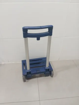 Carrito para mochila azul