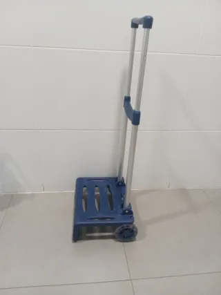 Carrito para mochila azul