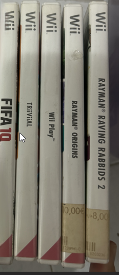 Juegos Wii: FIFA, Rayman...