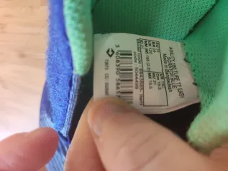 Botas de fútbol niño Adidas talla 31 azul