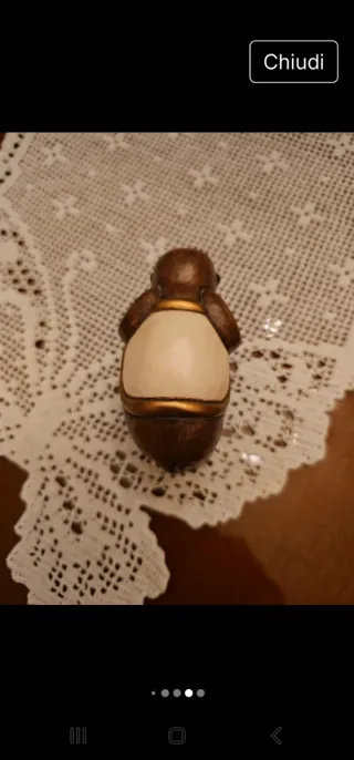 Elefante Thun Presepe Ceramica