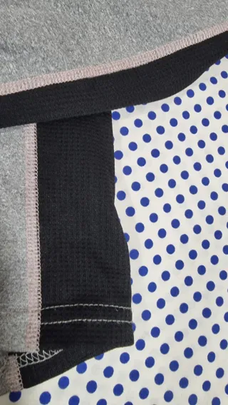 Polar Boriken Mujer XL Gris/Negro Media Cremallera