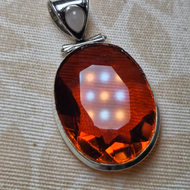 Colgante Plata 925 Cuarzo rosa