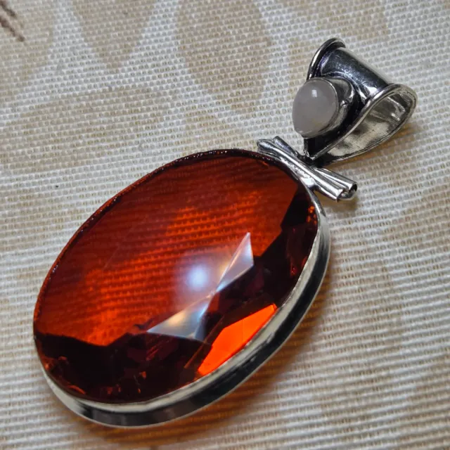 Colgante Plata 925 Cuarzo rosa