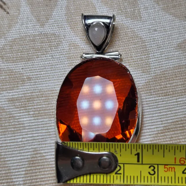 Colgante Plata 925 Cuarzo rosa