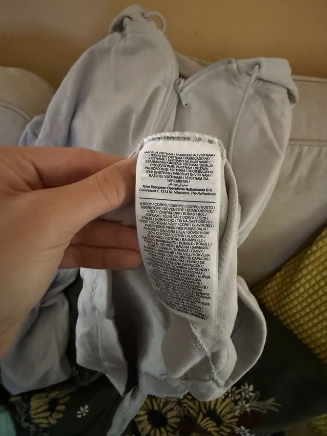 Sudadera Nike Gris con Capucha