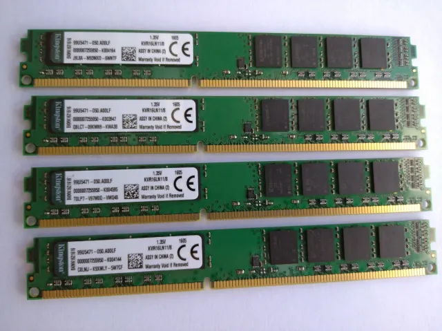 Pack 32Gb DDR3 / Memorias Kingston a 1600Mhz
