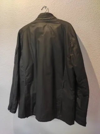 Chaquetón negro hombre, forrado