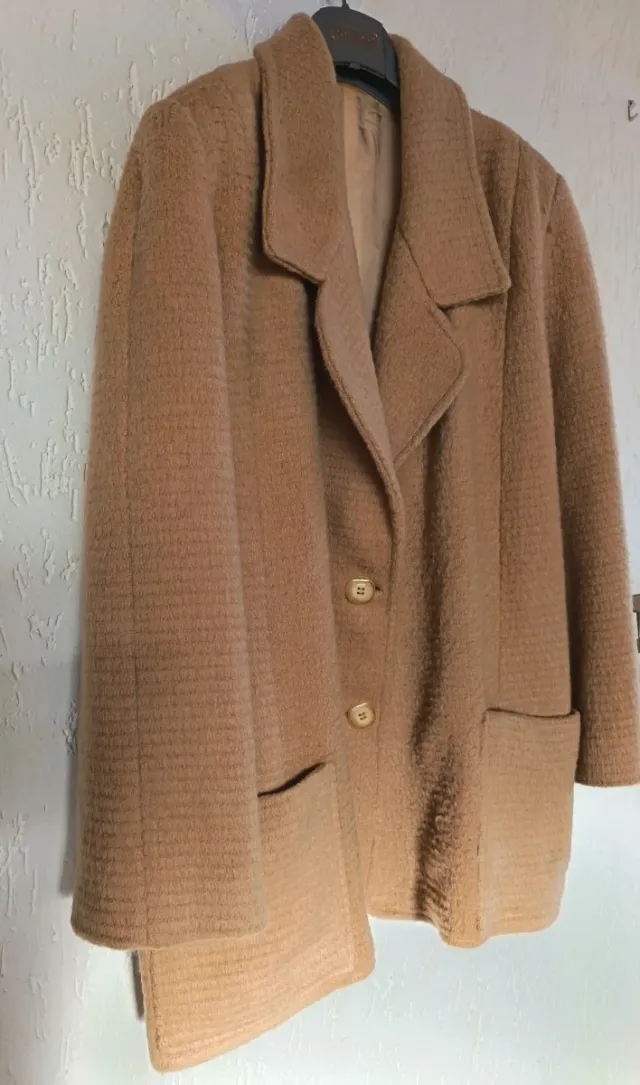 Cappotto donna vintage beige
