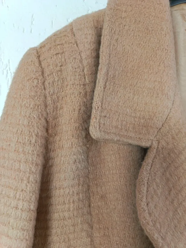 Cappotto donna vintage beige