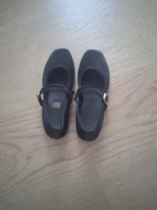 Manoletinas terciopelo negras