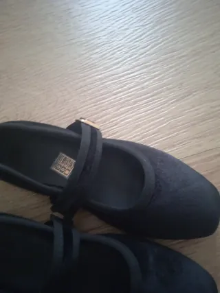 Manoletinas terciopelo negras