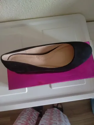 Zapatos de tacón negros para mujer