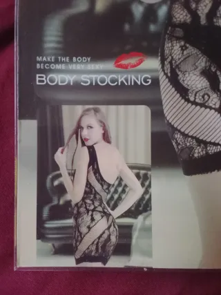 Vestido Lencero Erótico Negro Talla Única