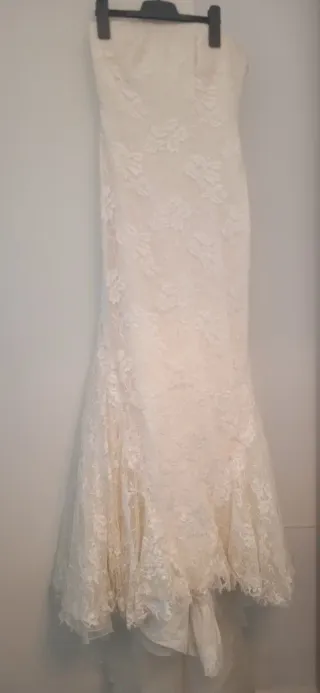 Vestido de Novia blanco roto