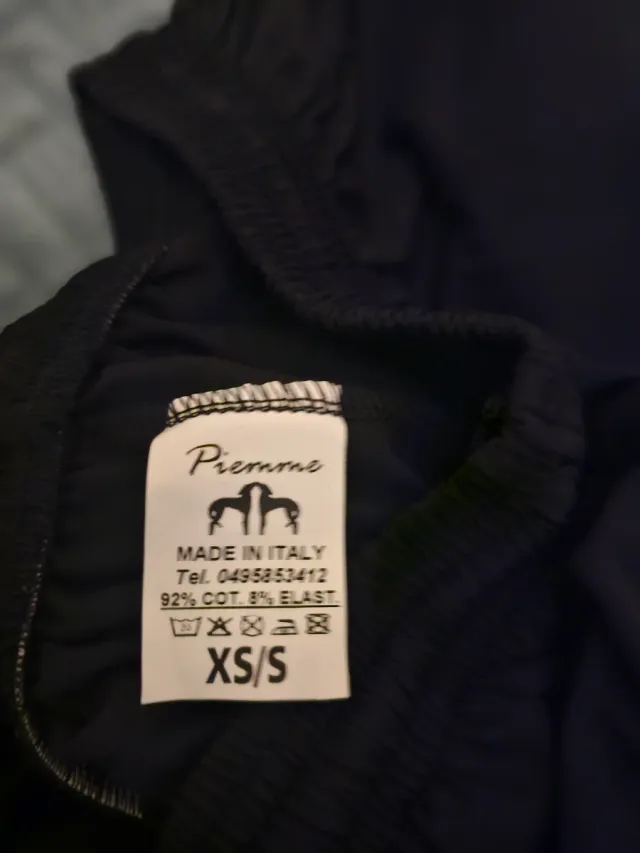 Pantaloni Tai Chi neri con drago