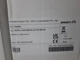 Radiador Aerotermia EMMETI dos fan coils