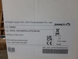 Radiador Aerotermia EMMETI dos fan coils