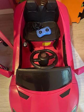 Coche eléctrico infantil rosa