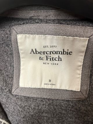 Felpa Abercrombie & Fitch con cappuccio grigia M
