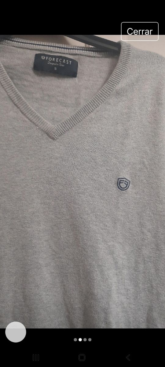 Jersey Forecast Pico Gris Talla S