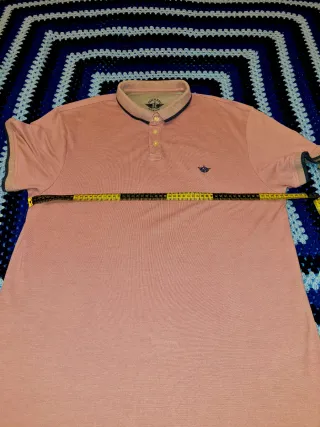 Polo Dockers Rosa Malva XL Piqué Algodón