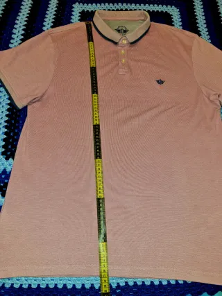 Polo Dockers Rosa Malva XL Piqué Algodón