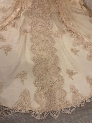 Vestido de Novia Pronovias Beige/Oro
