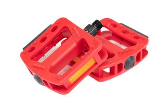 Pedales de Bicicleta Plataforma Rojos