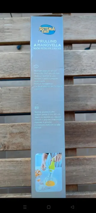 Frullino a manovella Sistema Casa