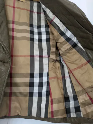 Burberry Cazadora de cuero/piel T.38 Usado.