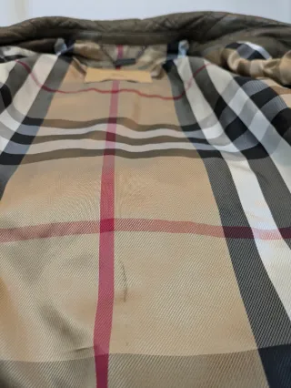 Burberry Cazadora de cuero/piel T.38 Usado.