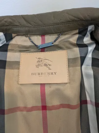 Burberry Cazadora de cuero/piel T.38 Usado.