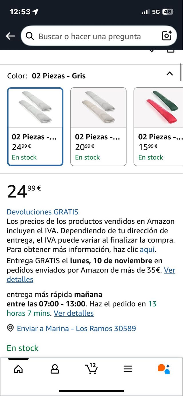 Cortaventos per porte (2 pezzi). Rif. 127