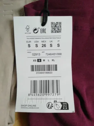 2 Camisetas Pull&Bear Mujer