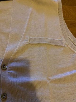 Gilet Jey Coleman Uomo Lana grigio chiaro XXL