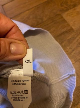 Gilet Jey Coleman Uomo Lana grigio chiaro XXL