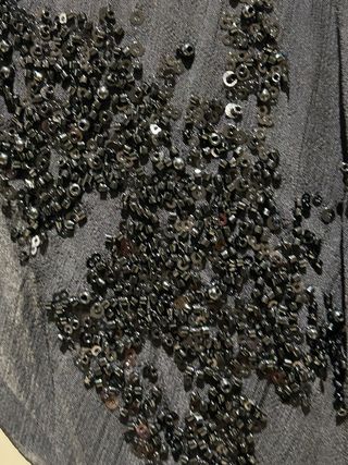 Vestido largo joya negro de Zara,forro interior